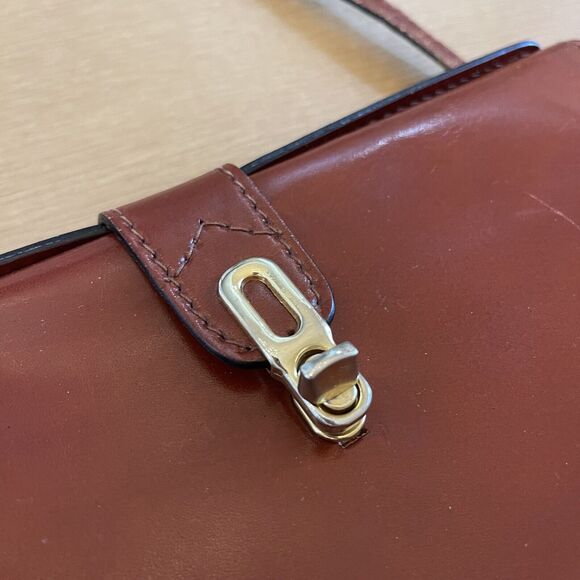 Vintage Made in Italy for The Broadway Leather Shoulder Crossbody Bag - Picture 3 of 11